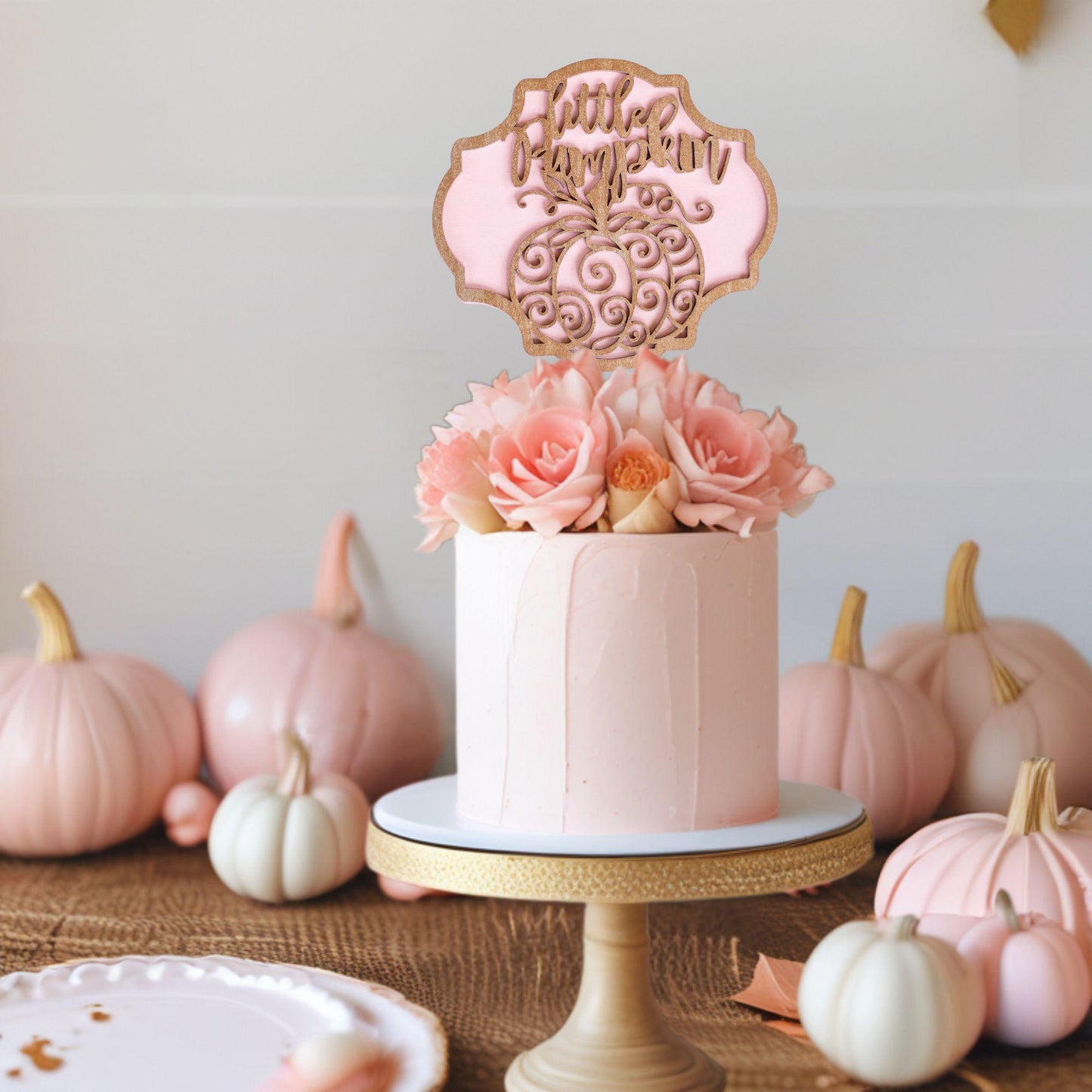 Little Pumpkin Baby Shower, Fall Baby Shower, Cake Topper, Pumpkin Baby Shower, Baby Shower Decor, Cake Decorations