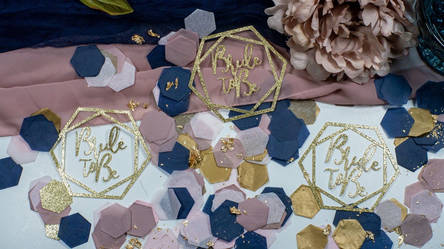 Bride To Be, Bridal Shower Table Decor, Wedding Shower, Bridal Brunch, Brunch and Bubbly, Navy Blue and Rose Gold Wedding