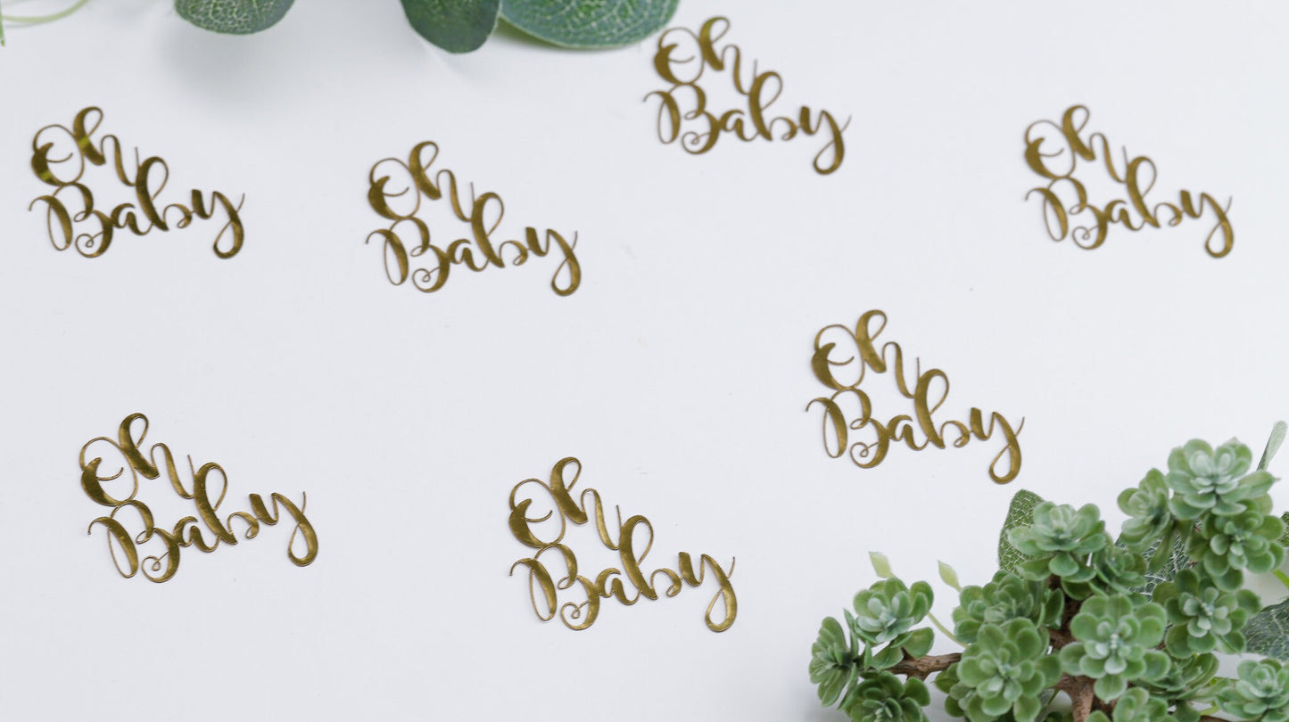 Oh Baby Shower, Oh Baby, Confetti, Baby Shower Decorations Gender Neutral, Baby Shower Boy, Baby Girl Shower, Baby Sprinkle