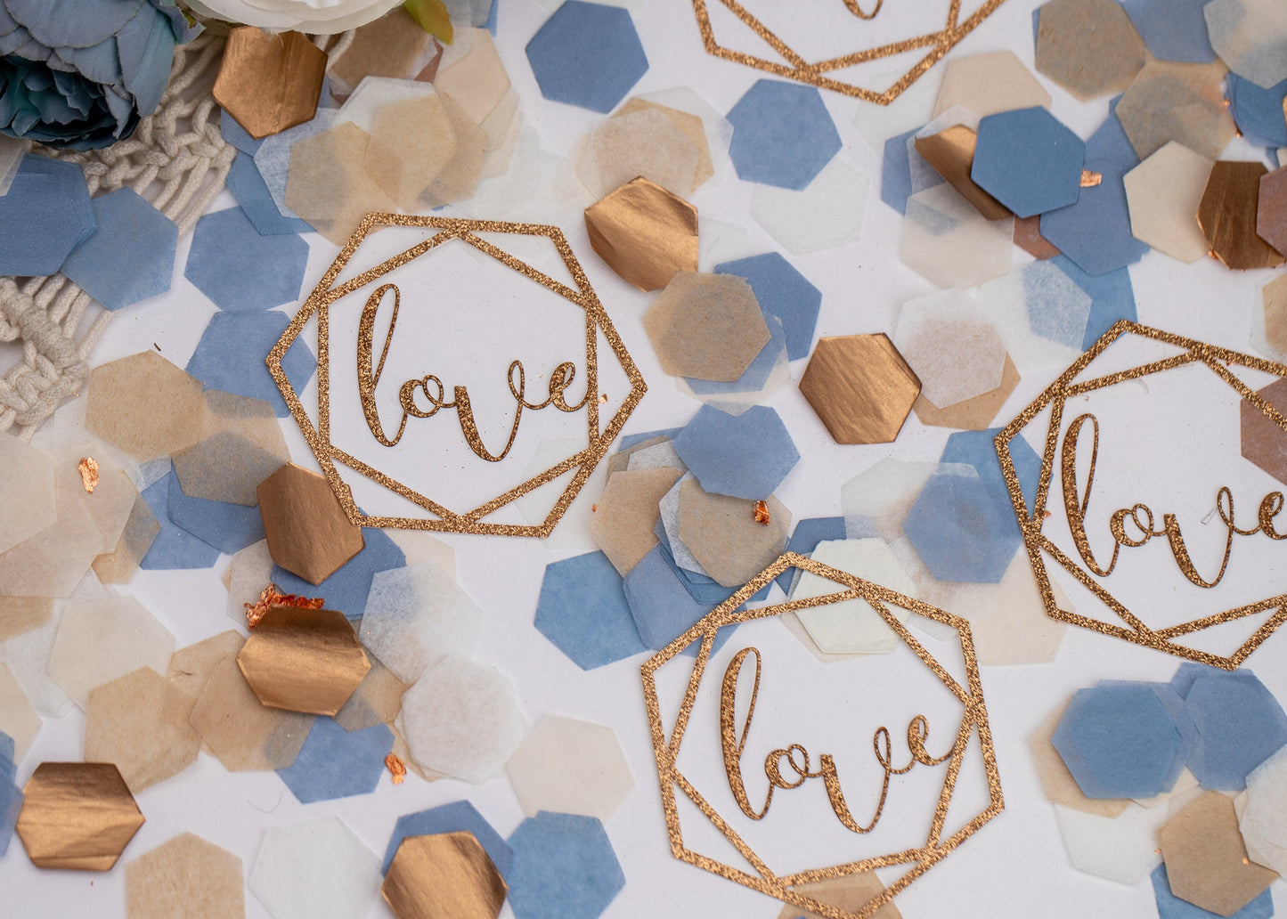 Dusty Blue Wedding, Wedding Decor Table Decor, Engagement Decorations, Bridal Shower Decor, Rehearsal Dinner Decorations, Love Is Sweet