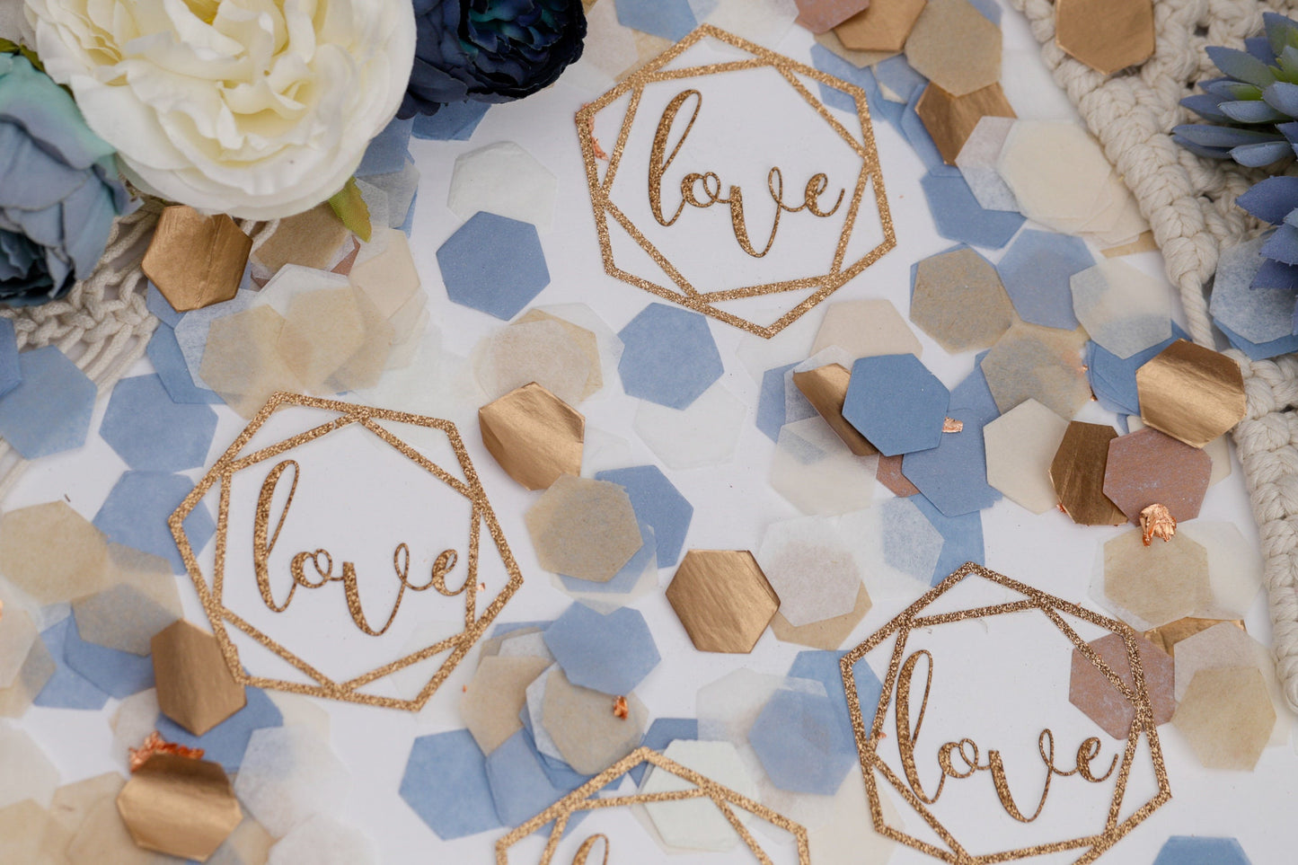 Dusty Blue Wedding, Wedding Decor Table Decor, Engagement Decorations, Bridal Shower Decor, Rehearsal Dinner Decorations, Love Is Sweet