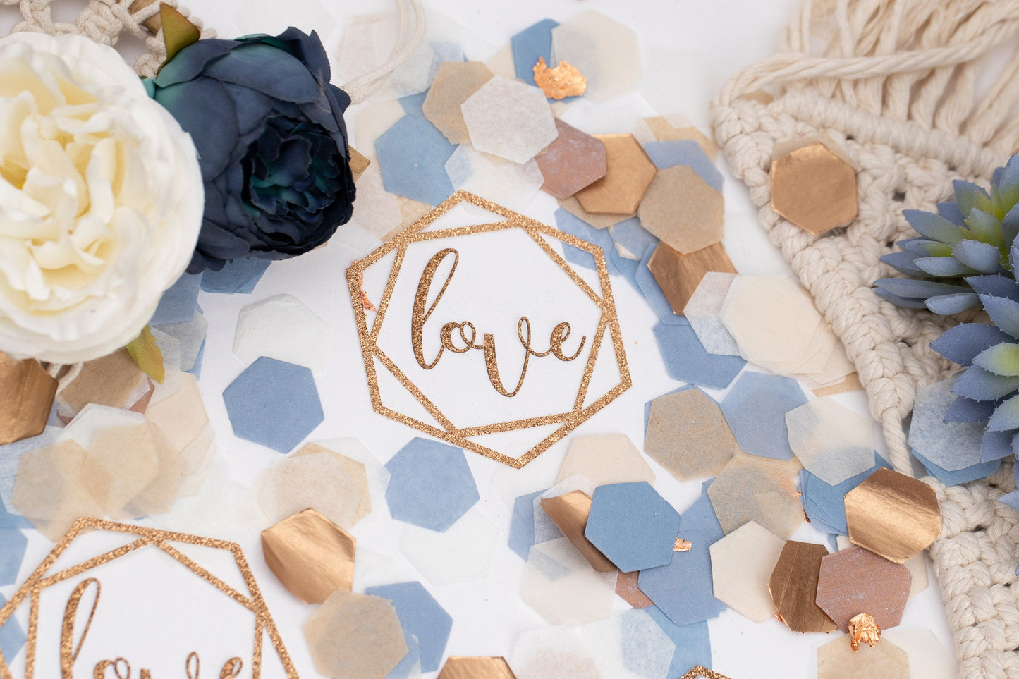 Dusty Blue Wedding, Wedding Decor Table Decor, Engagement Decorations, Bridal Shower Decor, Rehearsal Dinner Decorations, Love Is Sweet