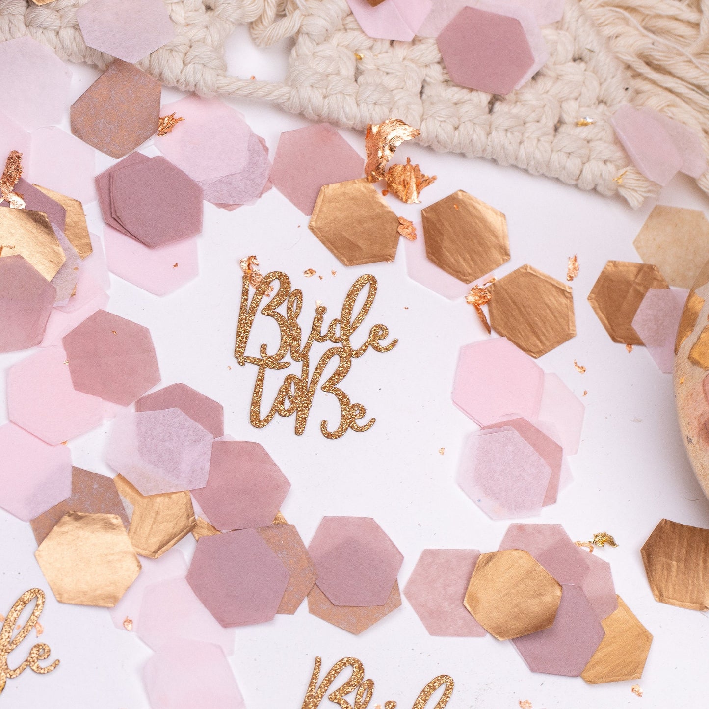 Bride To Be, Bridal Shower Confetti,  Bridal Shower Table Decor, Wedding Shower Decorations, Bridal Brunch, Bachelorette Party Decor