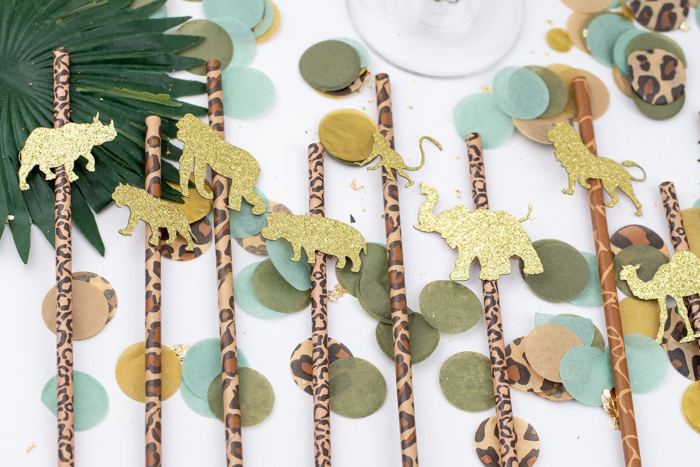 Safari Baby Shower, Wild One Birthday, Paper Straws, Jungle Party, Safari Theme Birthday, Safari Birthday Decorations,