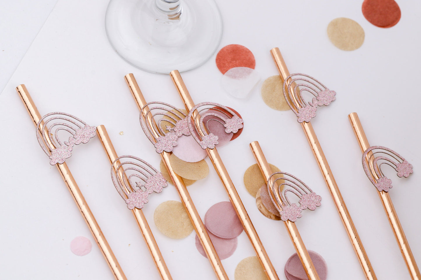 Boho Rainbow Baby Shower, Rainbow Birthday, Paper Straws, Girl Baby Shower, Girl 1st Birthday, Boho Rainbow