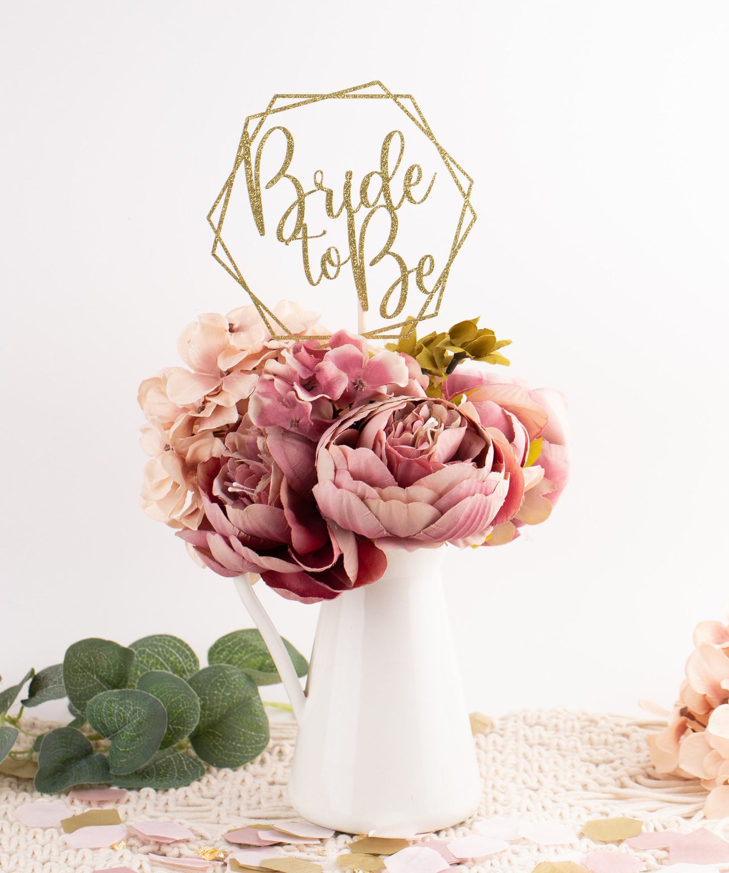Bridal Shower Centerpiece, Centerpiece Picks, Bride To Be, Bridal Shower Decor, Wedding Shower Decorations, Boho Bridal Shower, Set of 4