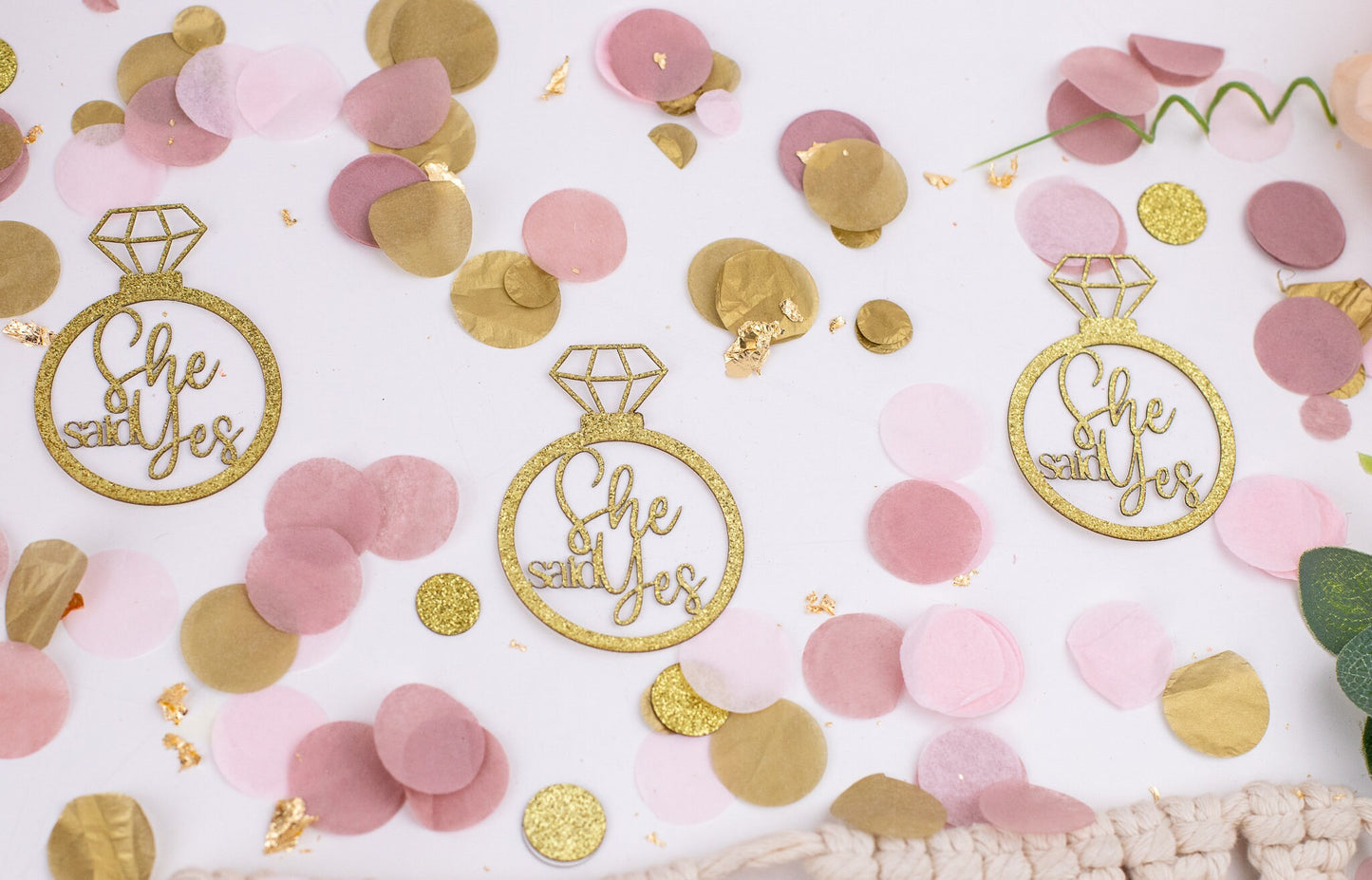 She Said Yes Engaged, Engage Decorations, Engagement Party Decorations, Confetti, Engagement Ring Decorations, Engaged, Bridal Shower Decor