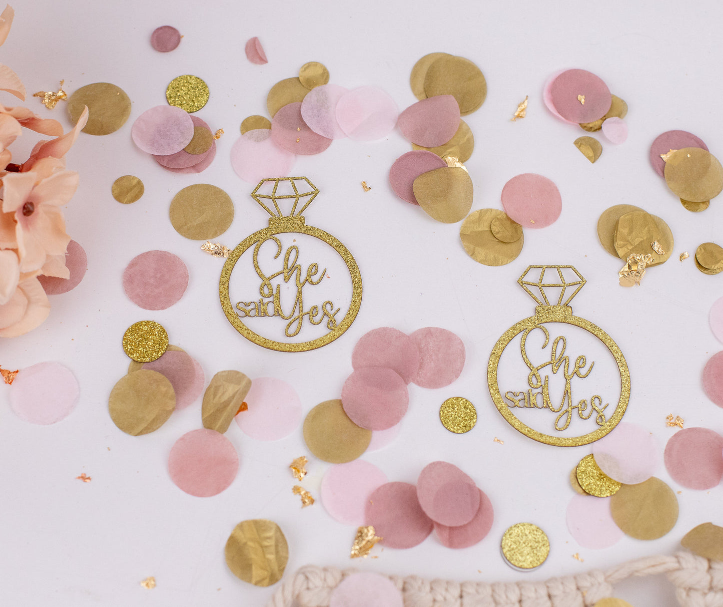 She Said Yes Engaged, Engage Decorations, Engagement Party Decorations, Confetti, Engagement Ring Decorations, Engaged, Bridal Shower Decor