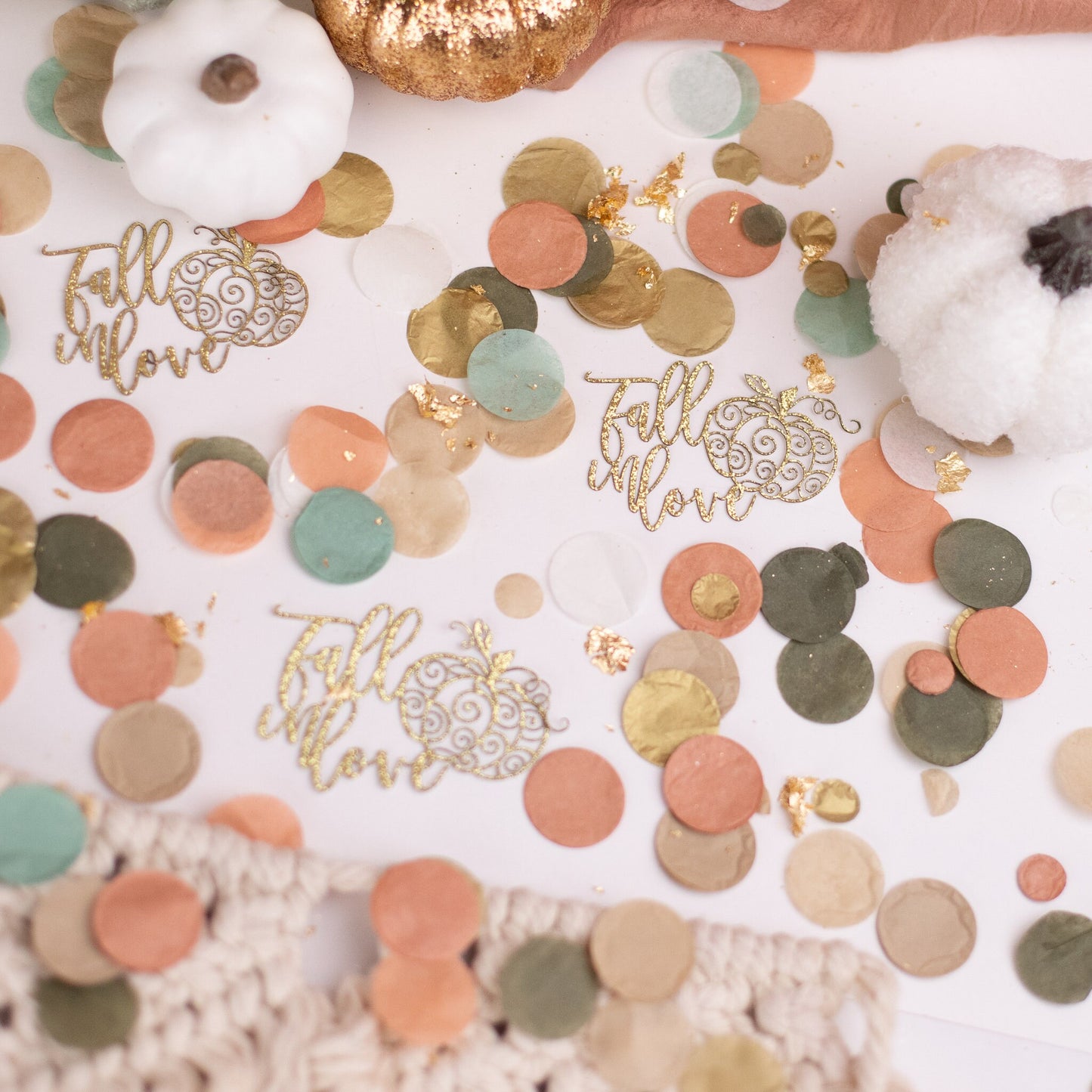 Fall Bridal Shower, Fall Wedding, Fall In Love, Bridal Shower Confetti, Fall Wedding Shower, Wedding Decor For Table Centerpiece