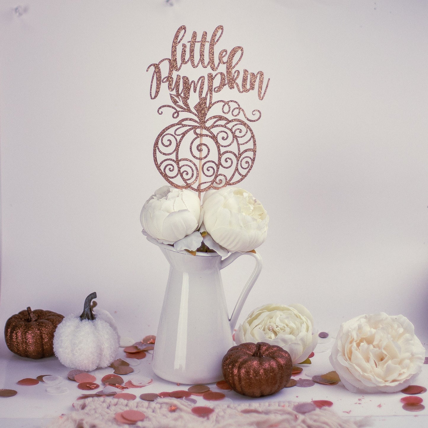 Little Pumpkin Baby Shower, Centerpiece Stick, Fall Baby Shower, Baby Shower Centerpiece, Pink Pumpkin, Pumpkin Birthday, Set of 4