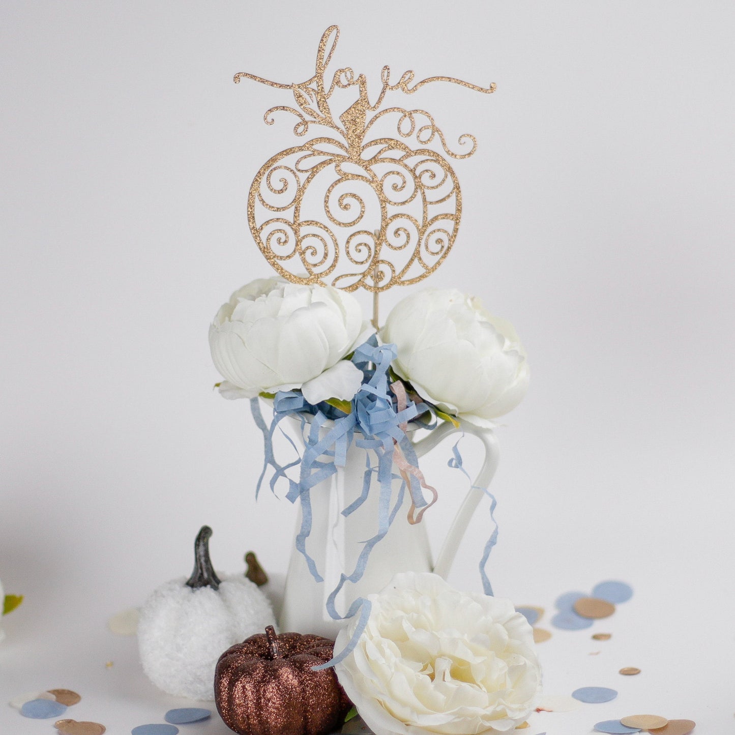 Fall Bridal Shower Decor, Bridal Shower Centerpieces, Fall Wedding, Engagement Decorations, Rehearsal Dinner Table Decorations, Set of 4