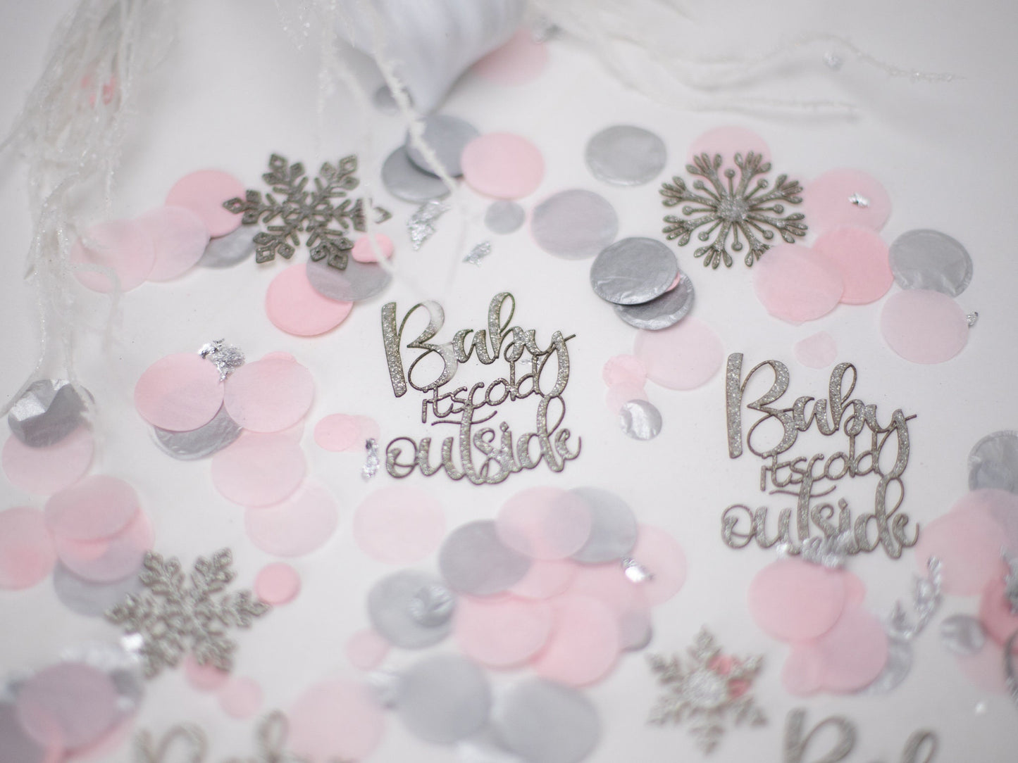 Baby Its Cold Outside Baby Shower, Winter Wonderland, Snowflake Confetti, Winter Onederland, Winter Gender Reveal, Winter Baby Shower