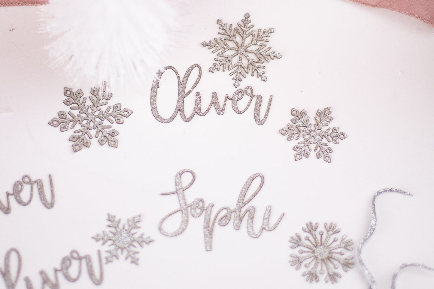 Winter Wonderland Baby Shower, Custom Confetti, Custom Name, Snowflake Confetti, Winter Onederland, Winter Baby Shower