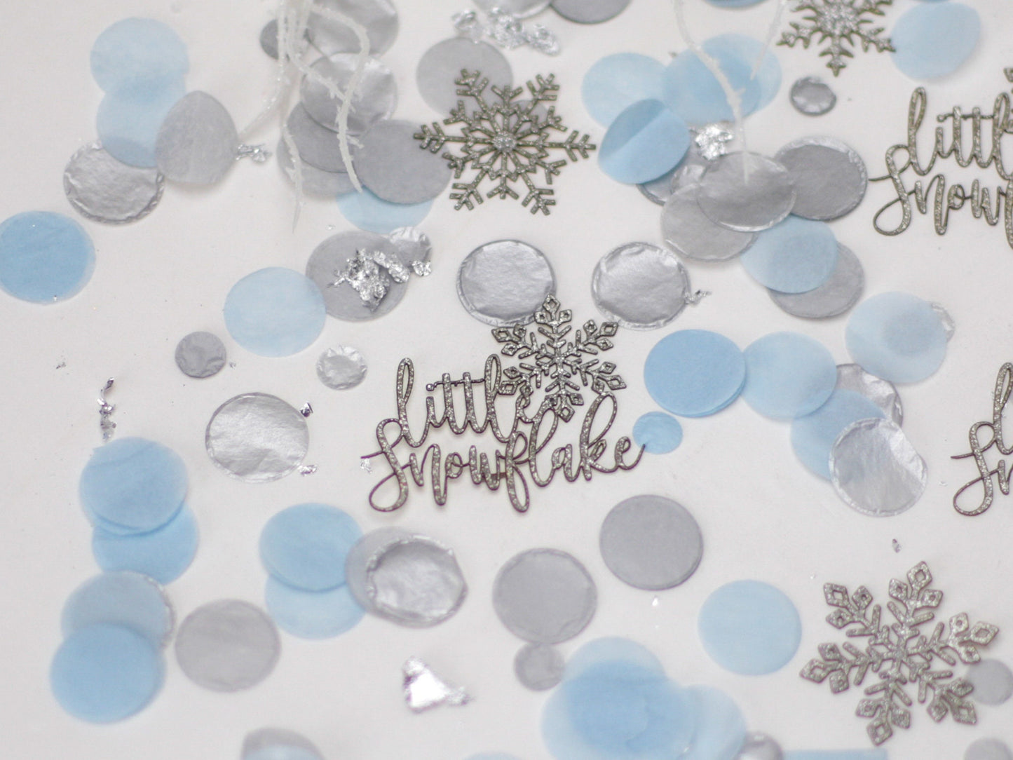Winter Wonderland Baby Shower, Snowflake Confetti, Winter Onederland, Winter Gender Reveal, Winter Baby Shower, Boy Baby Shower