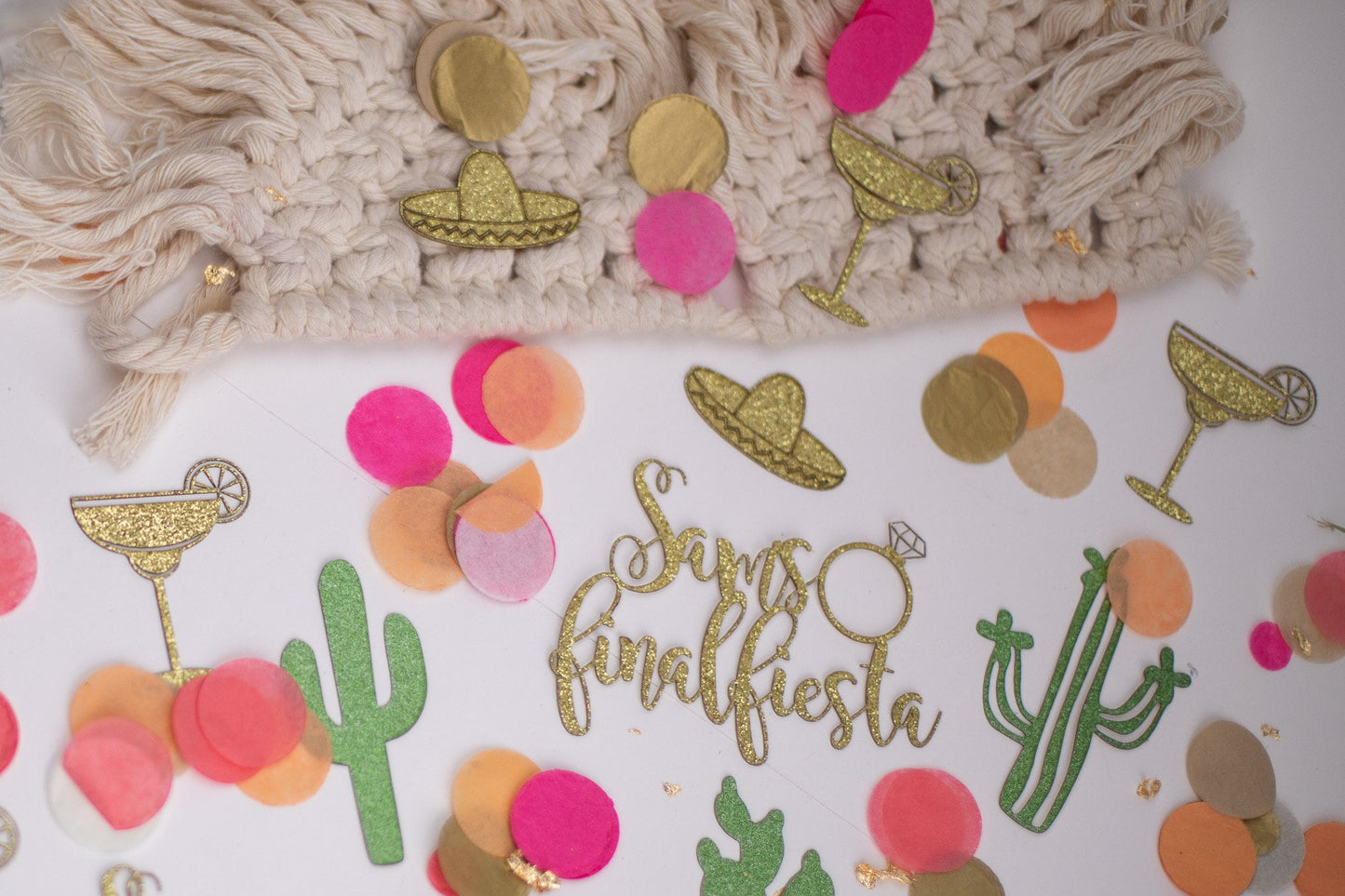 Final Fiesta Bachelorette Party, Confetti, Centerpiece, Custom Bachelorette, Custom Confetti, Name Confetti, Bachelorette Party Decor