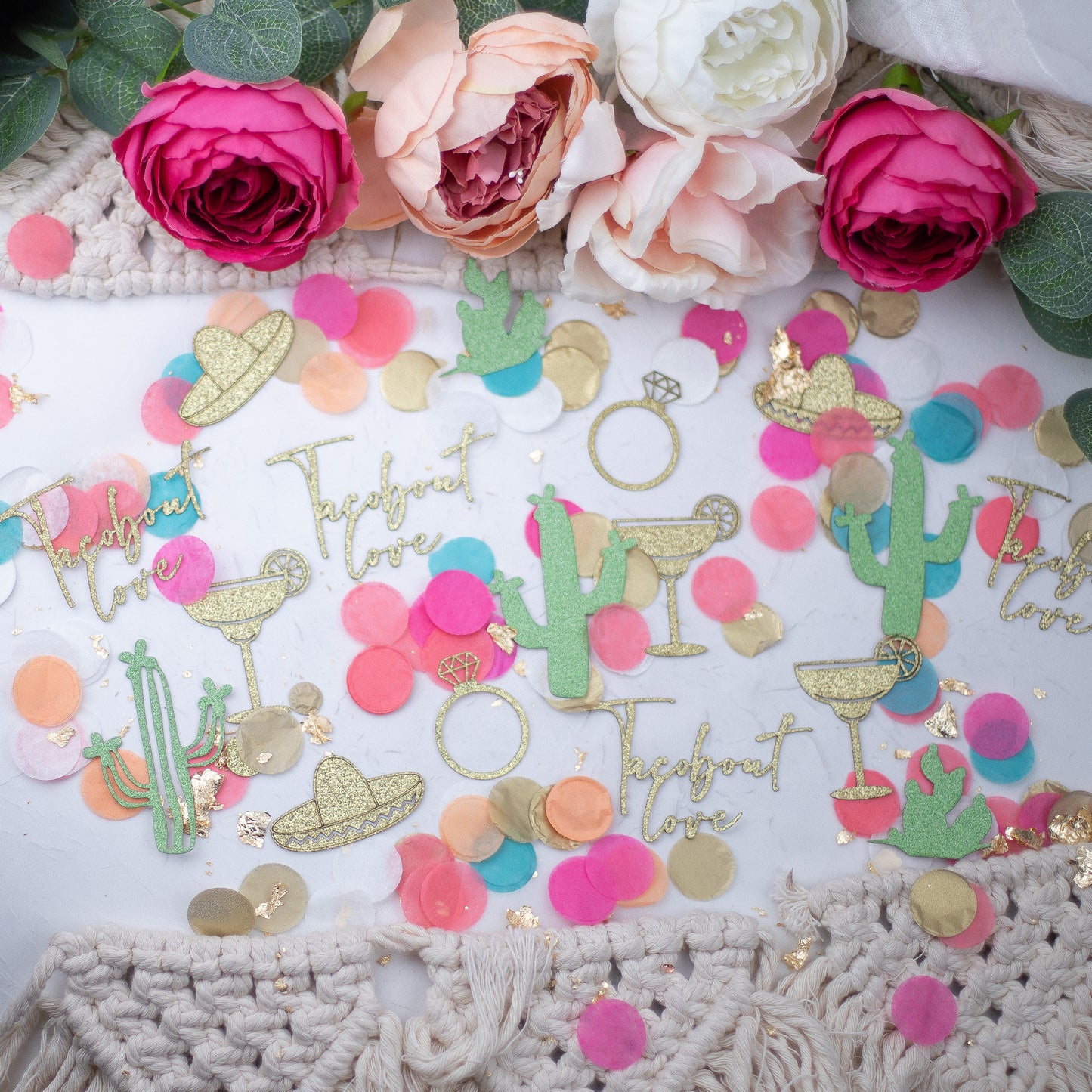 Taco Bout Love Fiesta Couples Shower, Taco Bout Love Engagement, Confetti, Bachelorette Party, Fiesta Shower