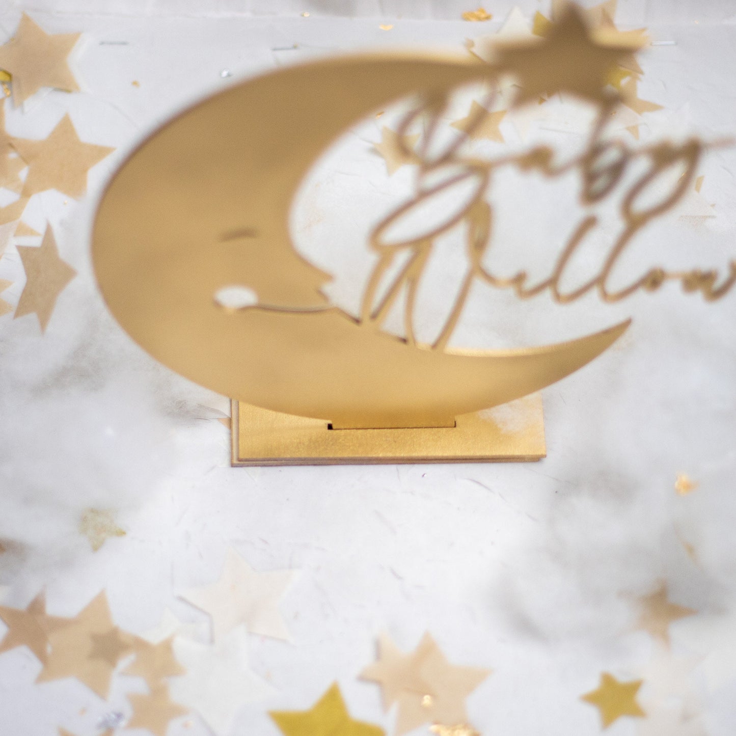 Over The Moon Baby Shower Decorations, Baby Shower Centerpiece, Baby Name Sign For Baby Shower, Moon and Stars Baby Shower,