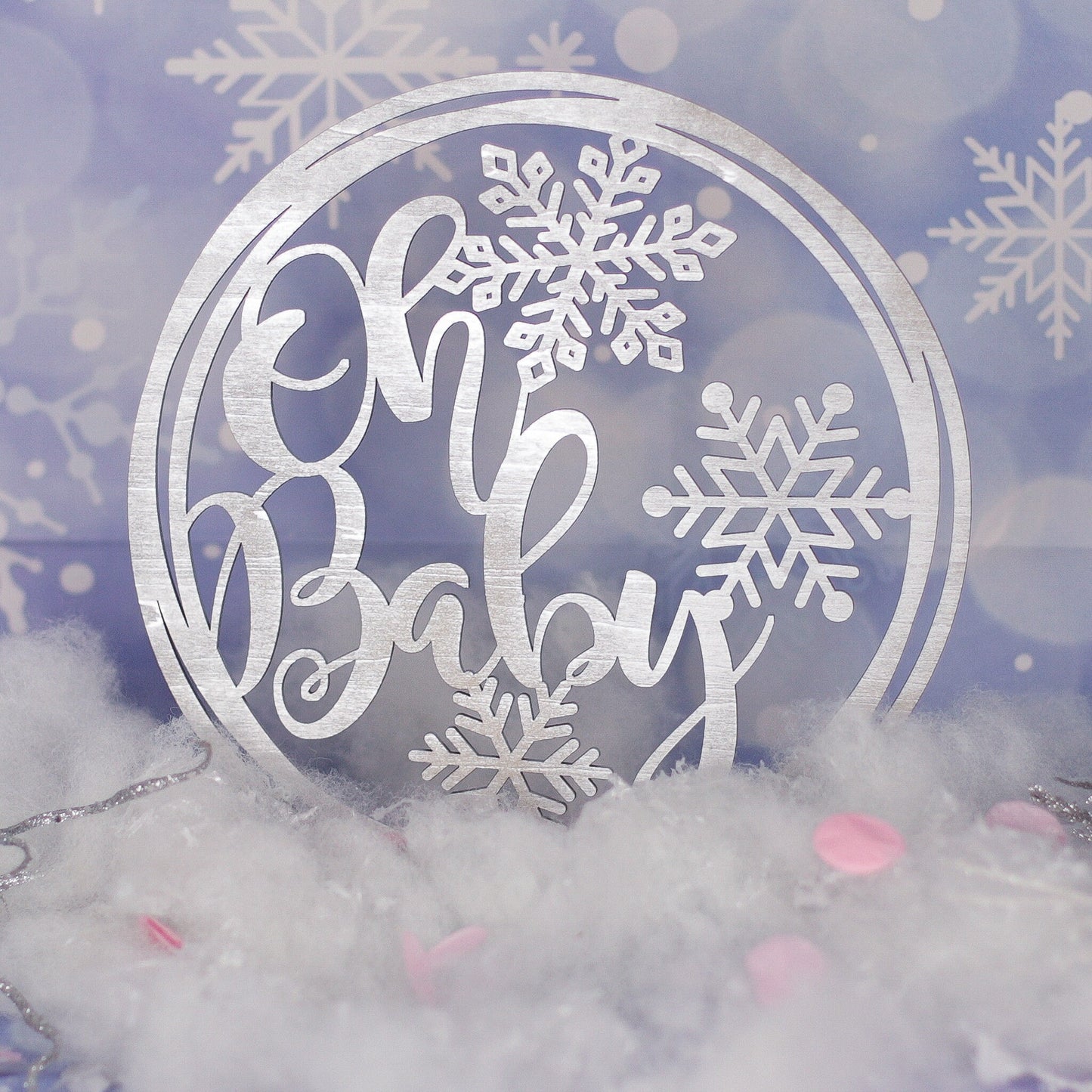 Oh Baby, Winter Wonderland Baby Shower, Oh Baby Sign, Winter Onederland, Winter Gender Reveal, Winter Baby Shower