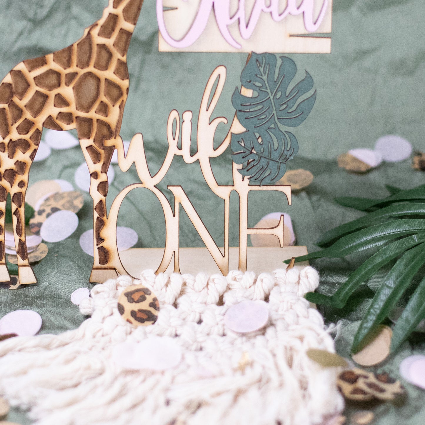 Wild One Birthday Decorations, Safari Baby Shower, Centerpiece, Jungle Baby Shower, Jungle Theme Birthday Decorations