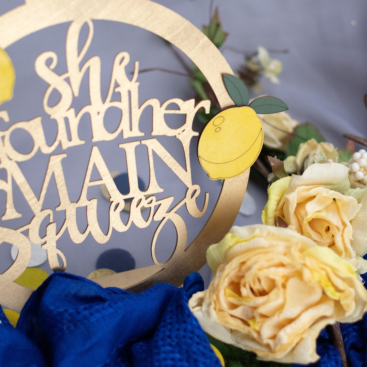 She Found Her Main Squeeze, Lemon Bridal Shower Centerpiece, Wedding Shower, Bridal Brunch, Bridal Shower Decorations and Ideas