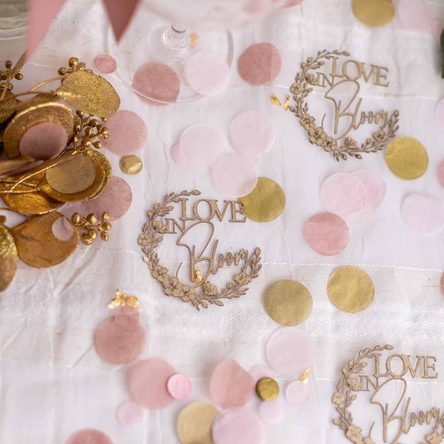 Love Is In Bloom Bridal Shower, Bridal Shower Decor, Confetti, Bridal Brunch ,Wedding Shower, Brunch And Bubbly