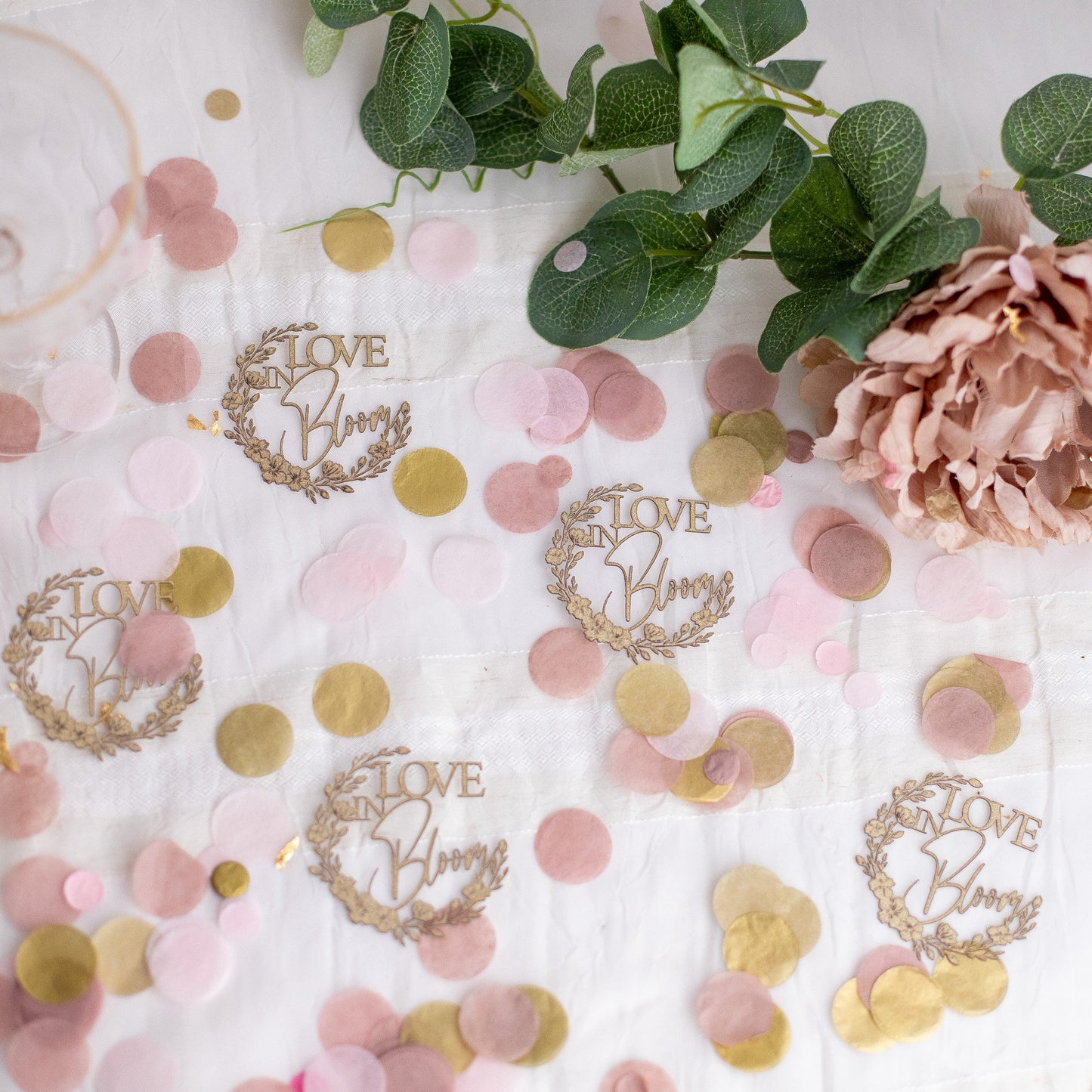 Love Is In Bloom Bridal Shower, Bridal Shower Decor, Confetti, Bridal Brunch ,Wedding Shower, Brunch And Bubbly