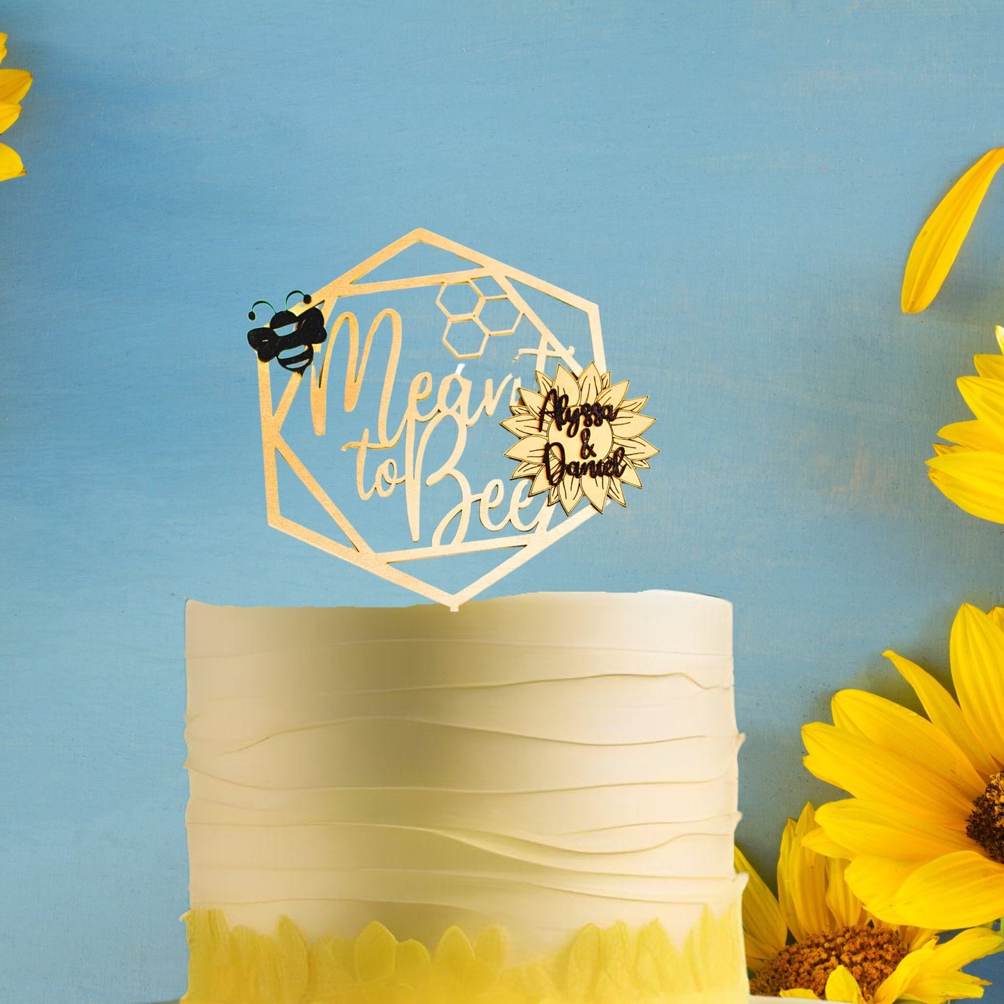 Meant To Bee Bridal Shower, Bee Bridal Shower, Cake Topper, Bridal Shower Decor, Wedding Shower, Engagement Party