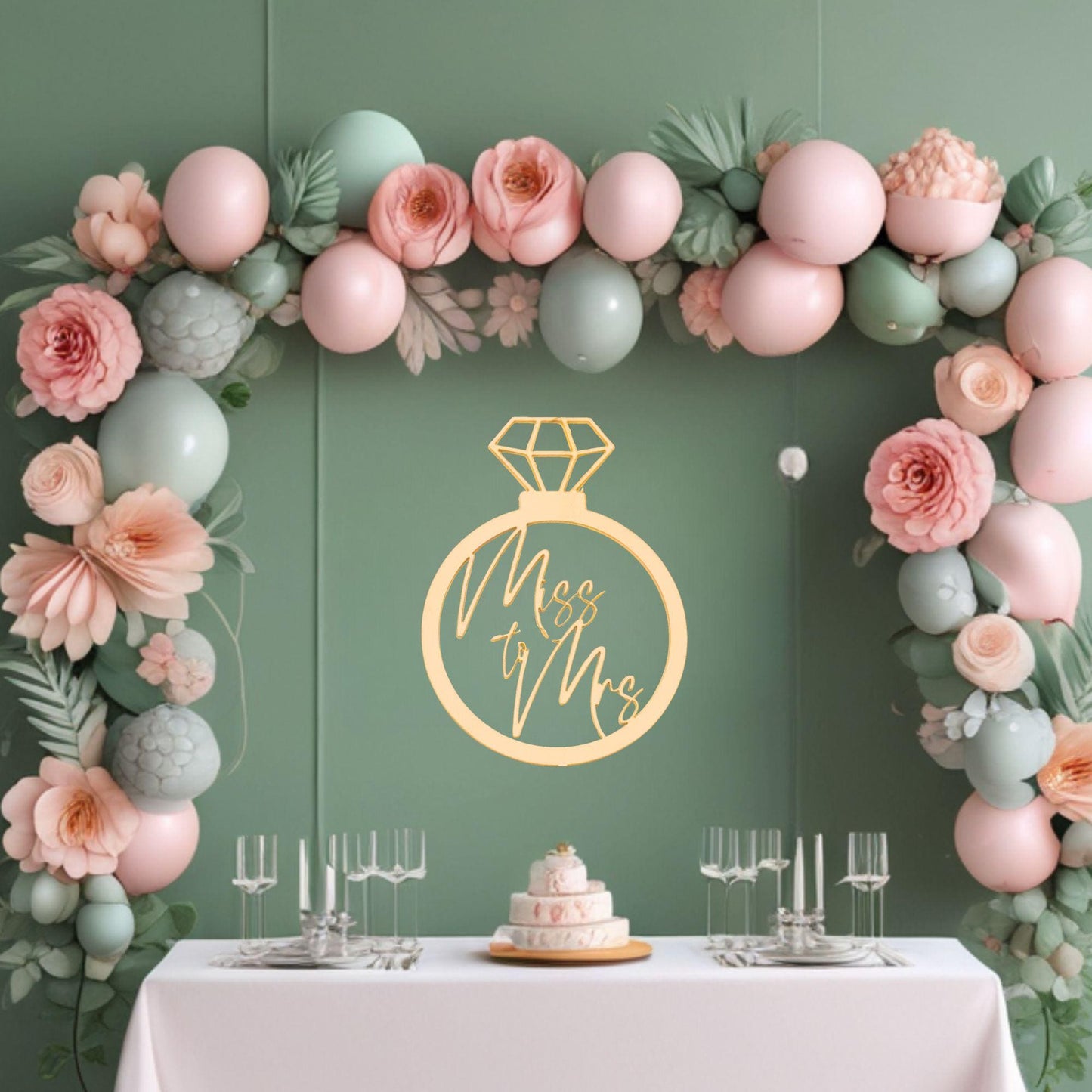 Bridal Shower Sign, Bridal Shower Decor, Traveling From Miss to Mrs Bridal Shower, Wedding Shower Decor, Bridal Shower Ideas