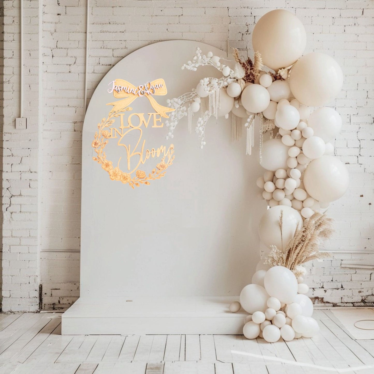 Wildflowers Bridal Shower Sign, Love In Bloom Sign, Bridal Shower Sign, Wedding Shower, Custom Backdrop, Personalized, Bridal Shower Decor