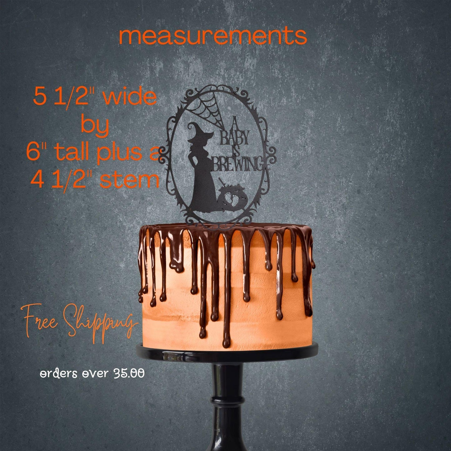 A Baby Is Brewing, Cake Topper, Halloween Baby Shower, Baby Shower Table Decorations, Baby Shower Cake Topper, Pregnant Witch