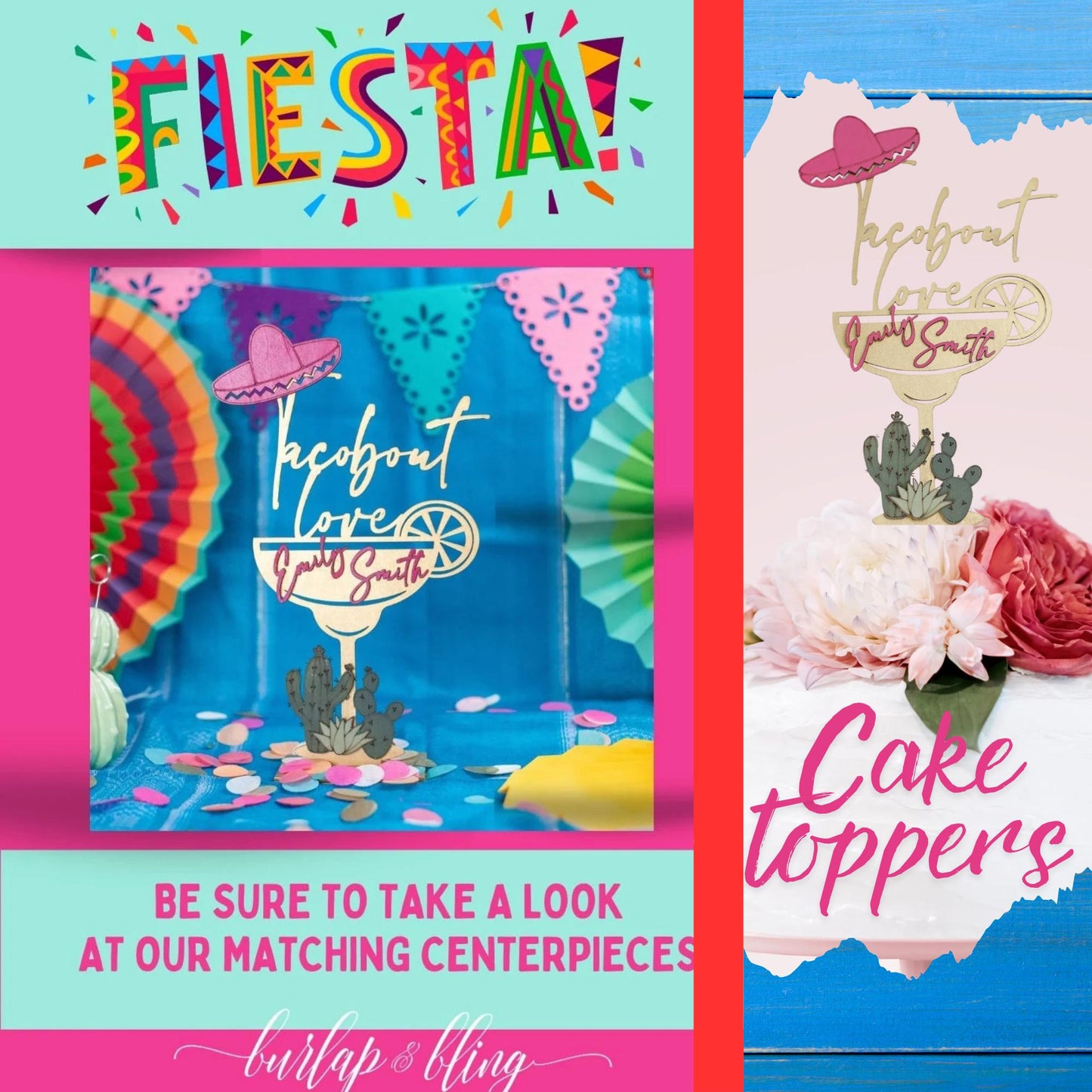 Taco Bout Love Bridal Shower Confetti, Fiesta Fiesta Theme Bridal Shower Decor, Engagement Party Confetti, Fiesta Shower, Final Fiesta