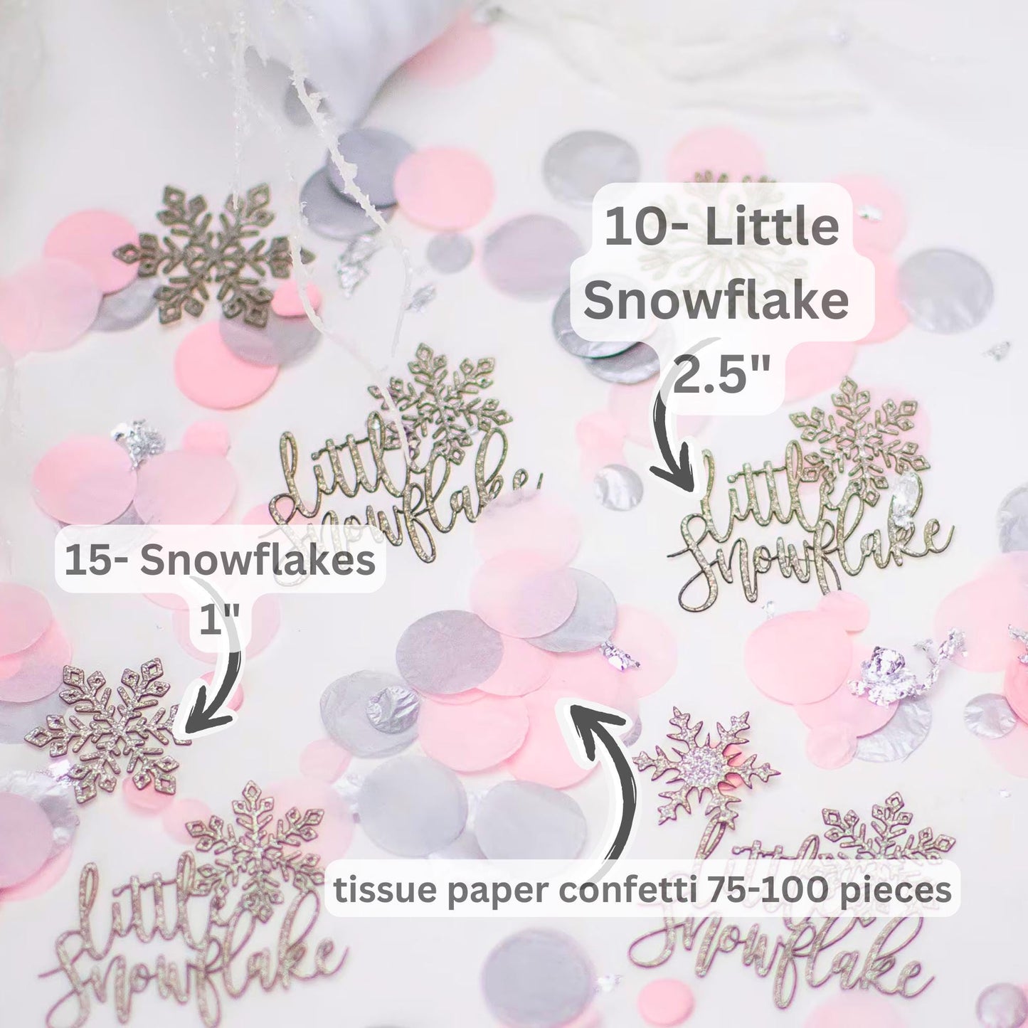 Winter Wonderland Baby Shower, Snowflake Confetti, Winter Onederland, Winter Gender Reveal, Winter Baby Shower, Winter Baby Shower