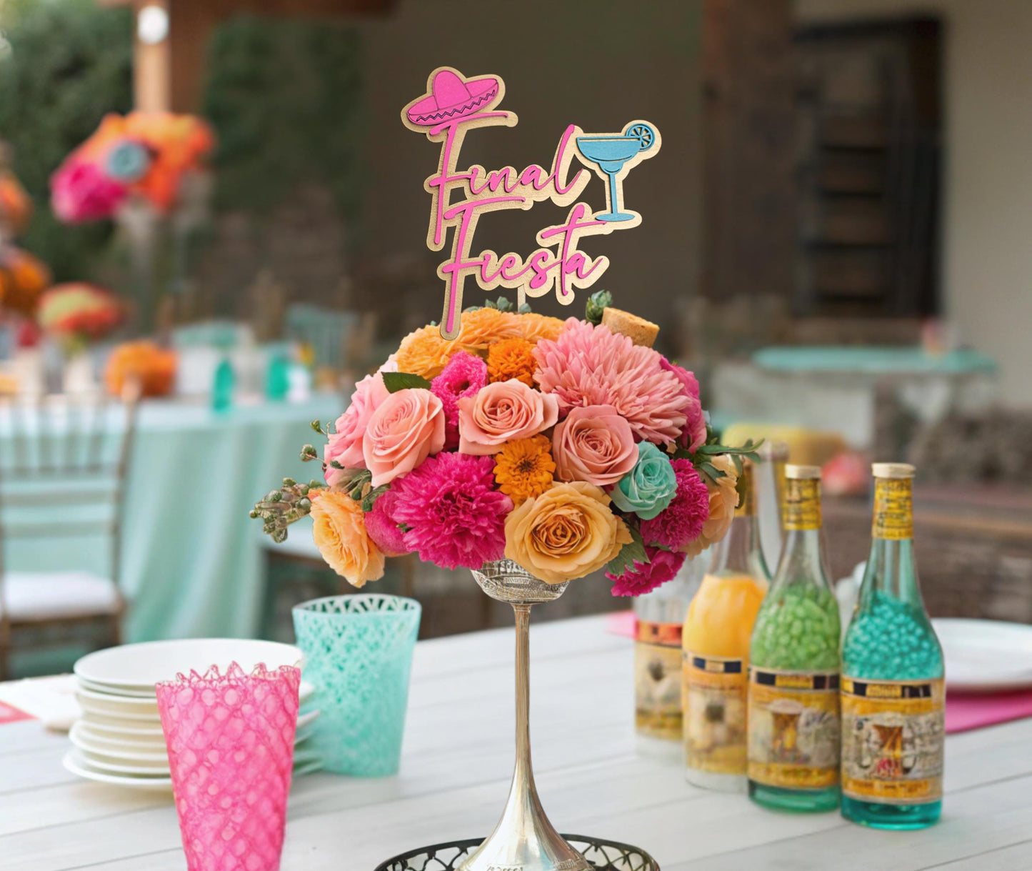 Bachelorette Final Fiesta, Final Fiesta Bachelorette Decorations, Centerpiece, Bachelorette Party, Bachelorette Party Supply