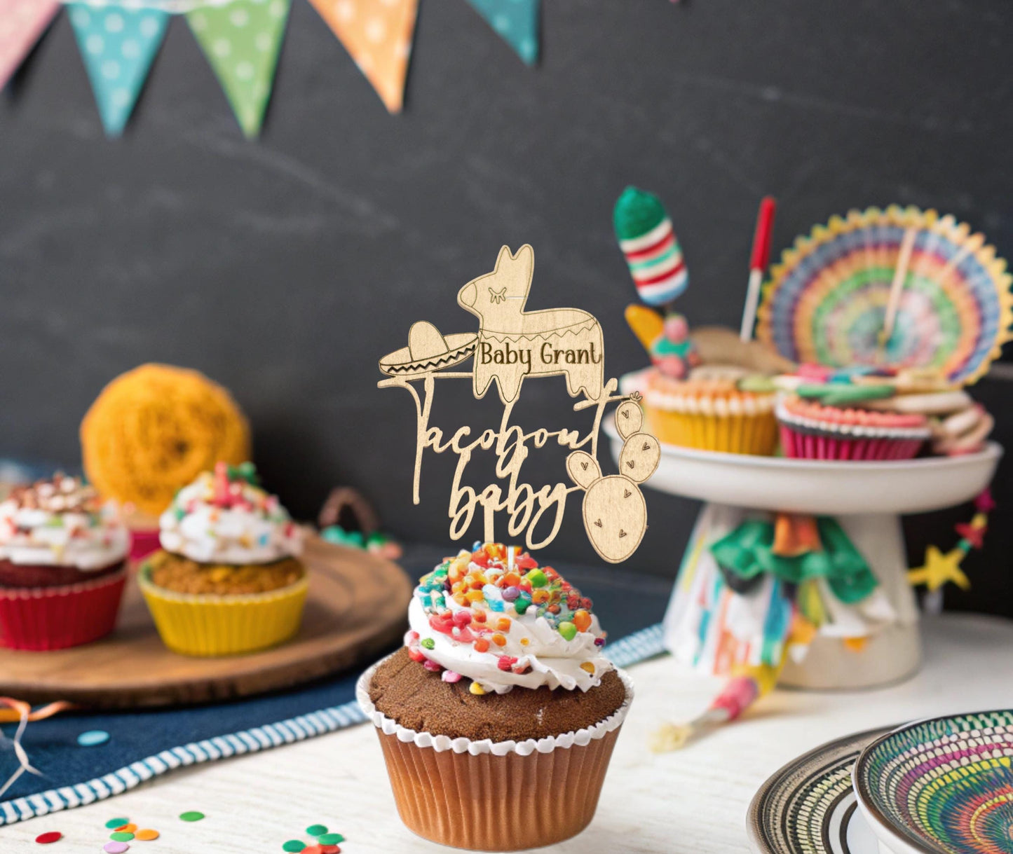 Taco bout A Baby Shower, Fiesta Themed Baby Shower, Cupcakes Baby Shower, Fiesta Baby Shower Decorations, Baby Shower Table Decorations