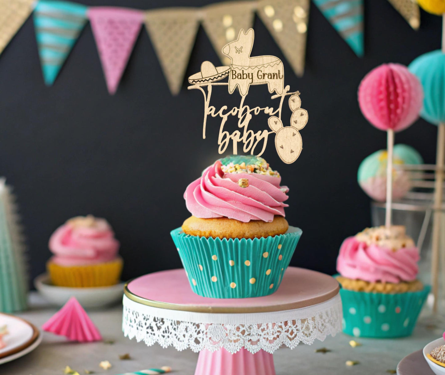 Taco bout A Baby Shower, Fiesta Themed Baby Shower, Cupcakes Baby Shower, Fiesta Baby Shower Decorations, Baby Shower Table Decorations