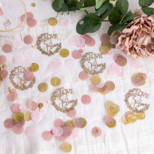 Love Is In Bloom Bridal Shower, Bridal Shower Decor, Confetti, Bridal Brunch ,Wedding Shower, Brunch And Bubbly