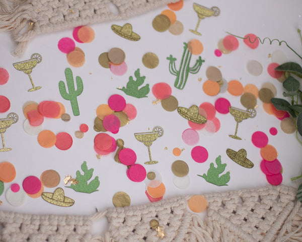 Fiesta Decorations, Fiesta Party, Cactus Party Decor, Cactus Confetti