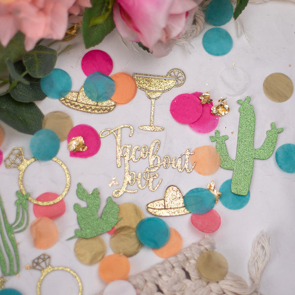 Taco Bout Love Bridal Shower Decorations, Confetti